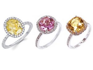 color engagment rings