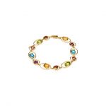peridot multi bracelet